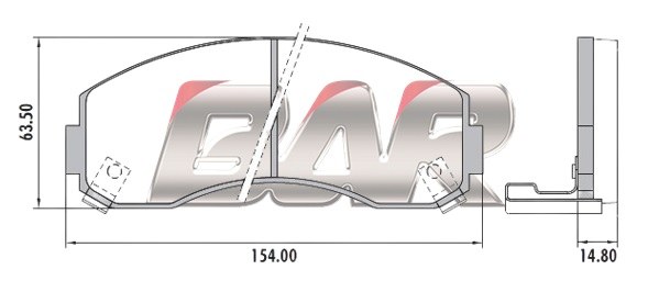 Esquema técnico de referencia PAF0406; no es una foto del producto