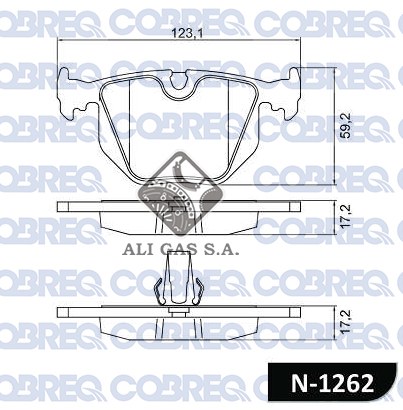 Esquema técnico de referencia PAF0440; no es una foto del producto
